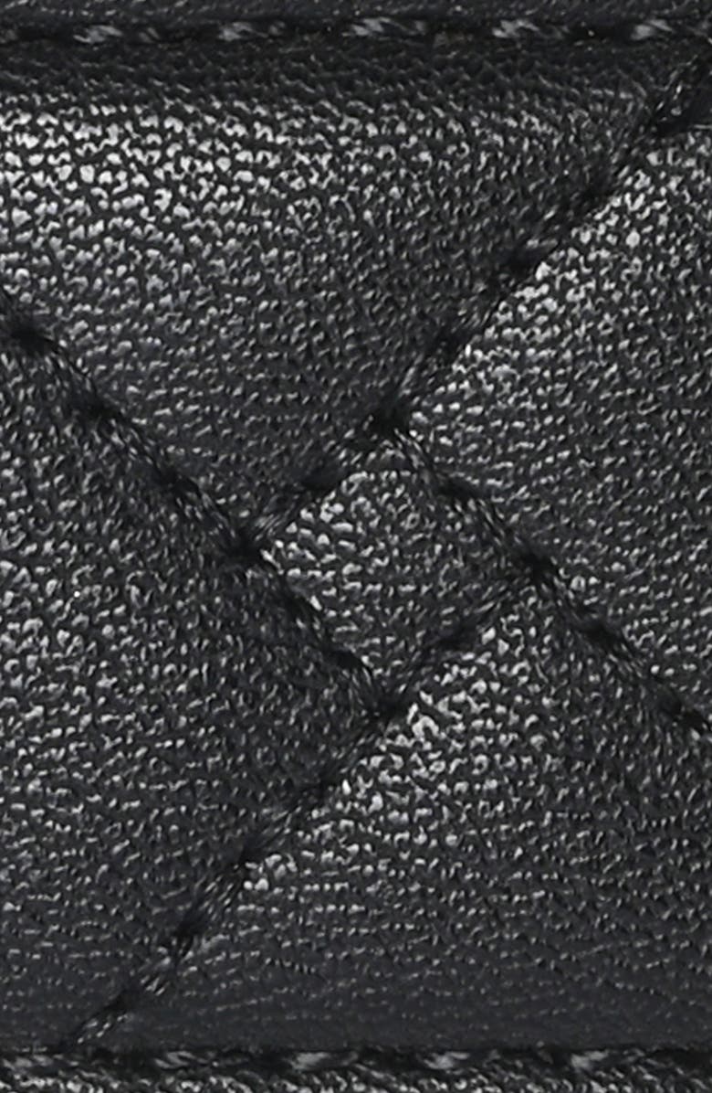 Kurt Geiger London Quilted Leather Belt, Alternate, color, 