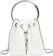 Jimmy Choo Bon Bon Sequin Mesh Pouch