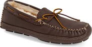 Minnetonka Genuine Shearling Leather Slipper