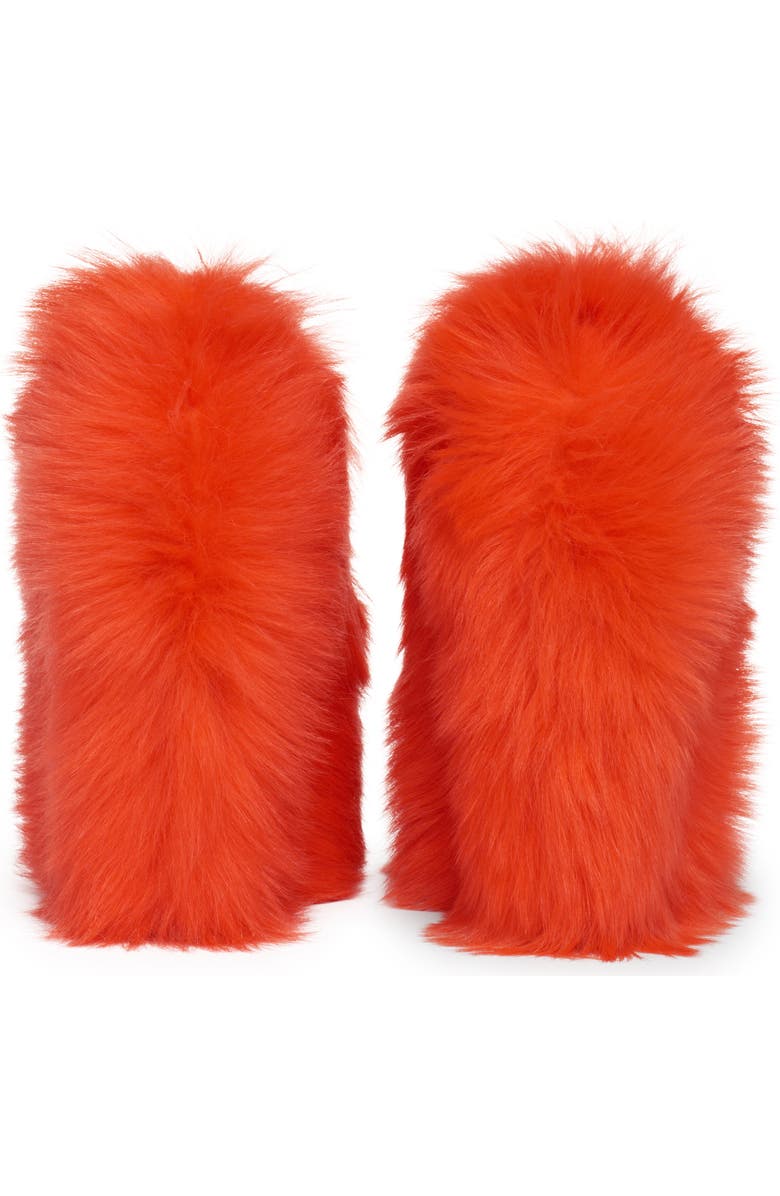 Bottega Veneta Show Genuine Shearling Wedge Pump, Alternate, color,