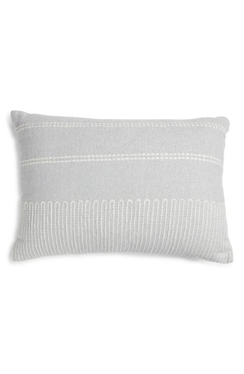 Textured Cotton & Linen Blend Accent Pillow