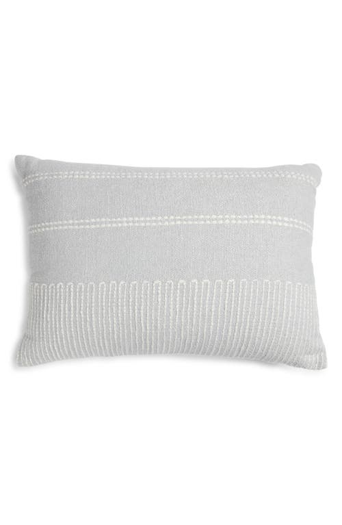 Nordstrom Textured Cotton & Linen Blend Accent Pillow In Grey Vapor