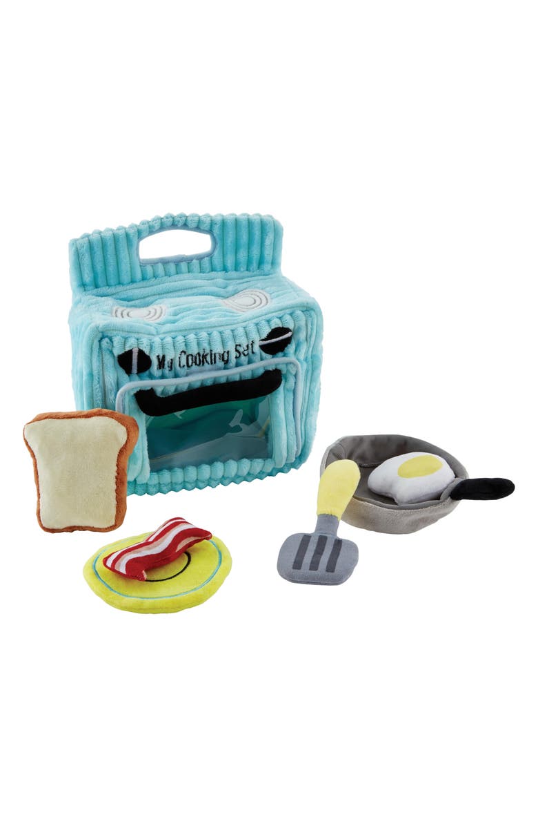 Mud Pie 7-Piece My Cooking Plush Toy Set, Main, color, 