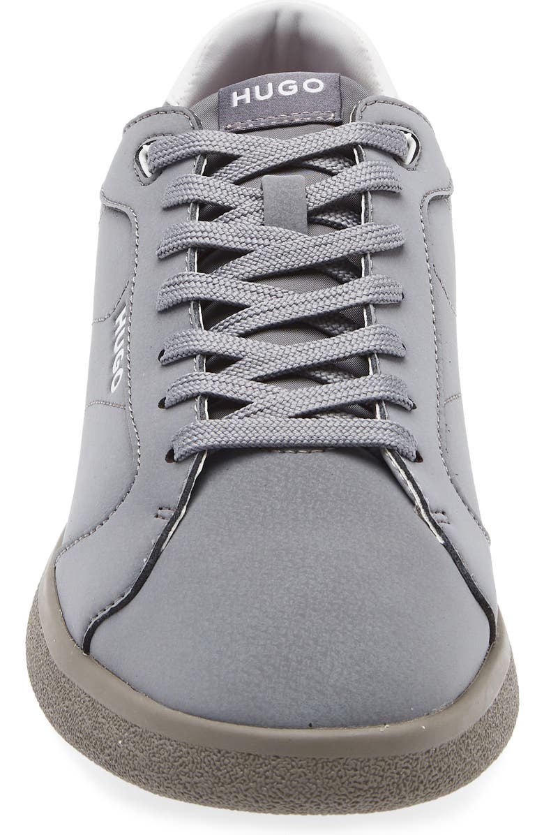 BOSS Riven Tennis Sneaker, Alternate, color, Medium Grey