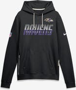 Nike Men's Nike Black Baltimore Ravens Sideline Standard Issue Top Prospect Dri-FIT Hoodie