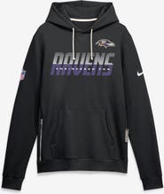 Nike Men's Nike Black Baltimore Ravens Sideline Standard Issue Top Prospect Dri-FIT Hoodie