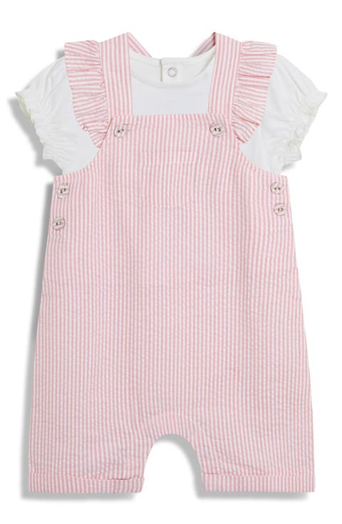 Cotton Shirt & Overalls Set (Baby)