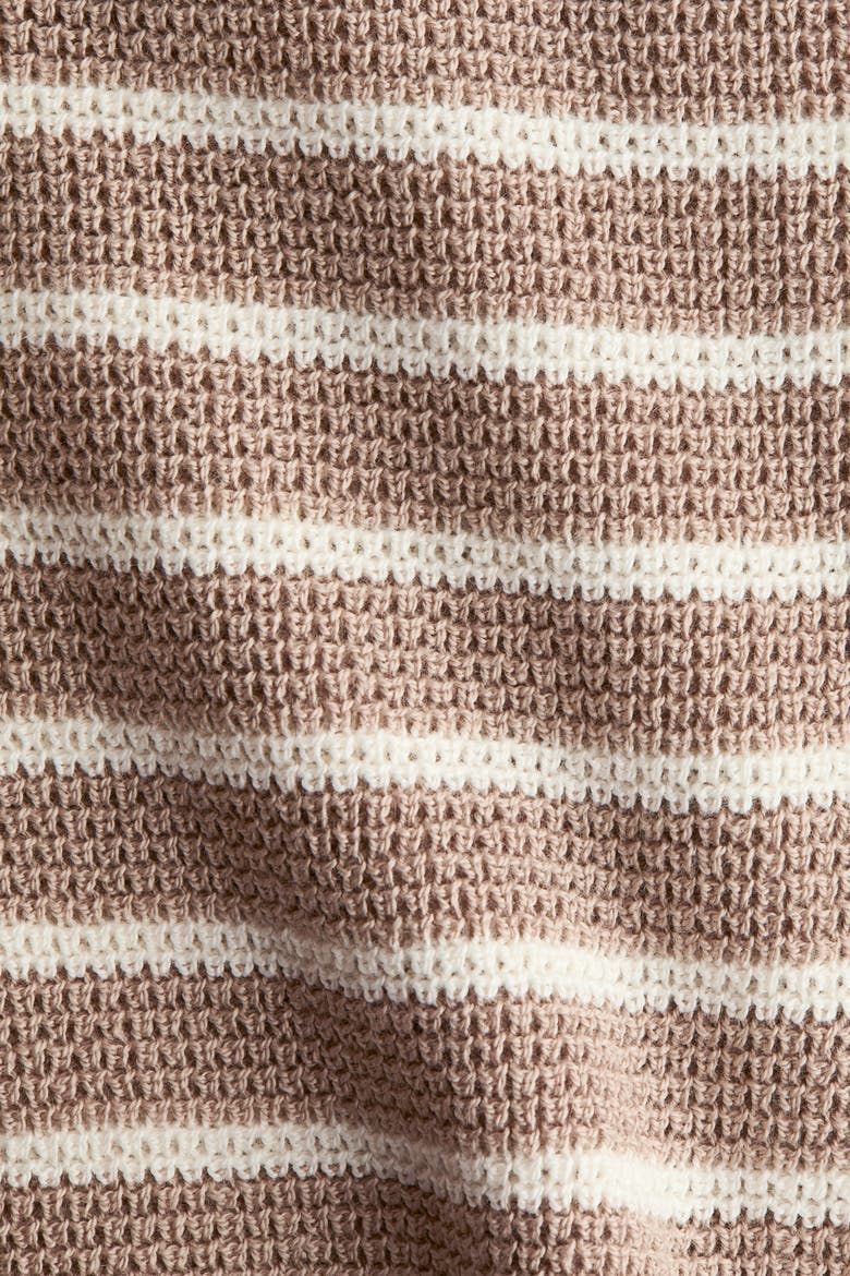 Cotton Jumper, Alternate, color, Beige/white striped