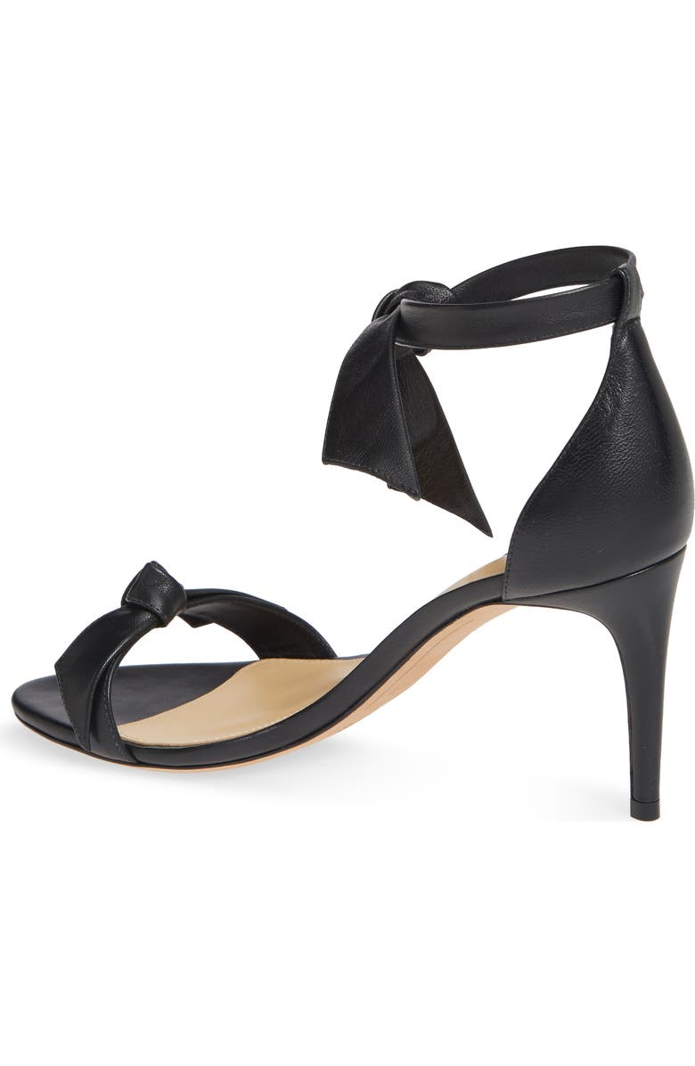 Alexandre Birman Clarita Ankle Tie Sandal, Alternate, color, Black Leather