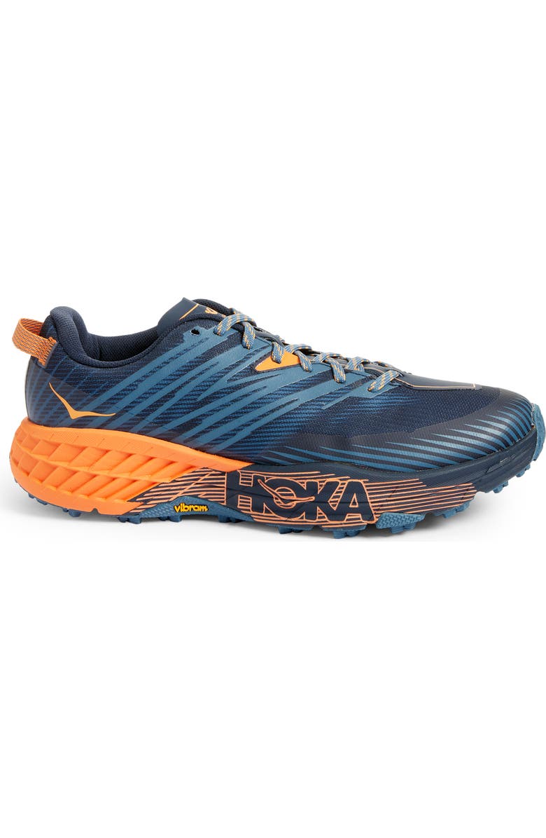 HOKA Speedgoat 4 Trail Running Shoe, Alternate, color,