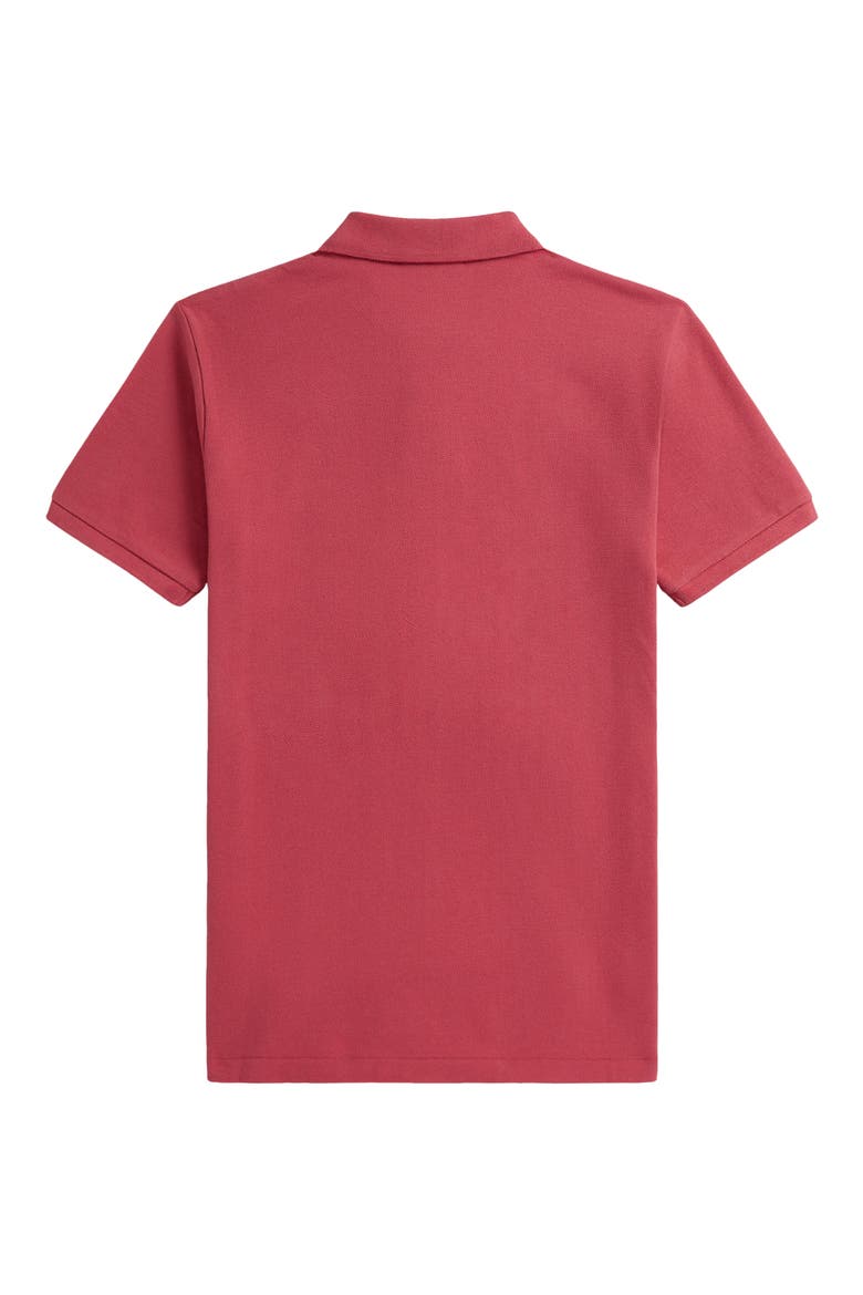 Kids' Cotton Mesh Polo, Alternate, color, NANTUCKET RED