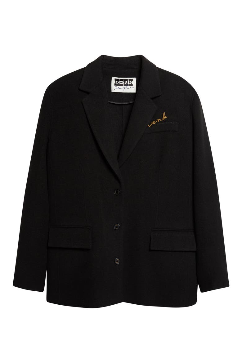 Wool & Cashmere Tailored Jacket, Alternate, color, BLACK