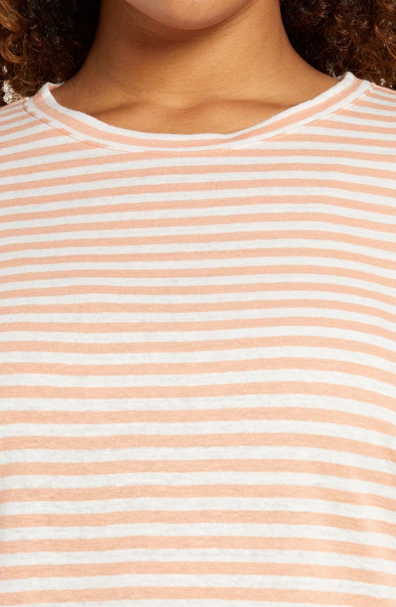 Madewell Linen-Blend Asbury T-Shirt, Alternate, color, 