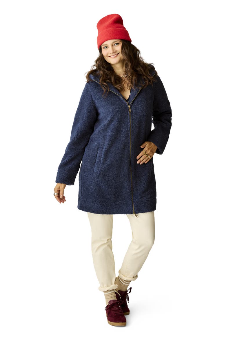 Indy Boucle Jacket, Alternate, color, Navy