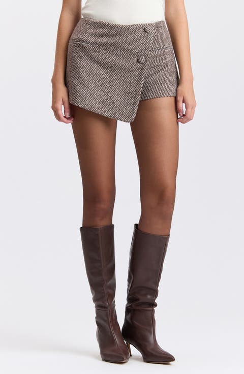 Textured Mini Skort