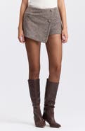 Avec Les Filles Textured Mini Skort