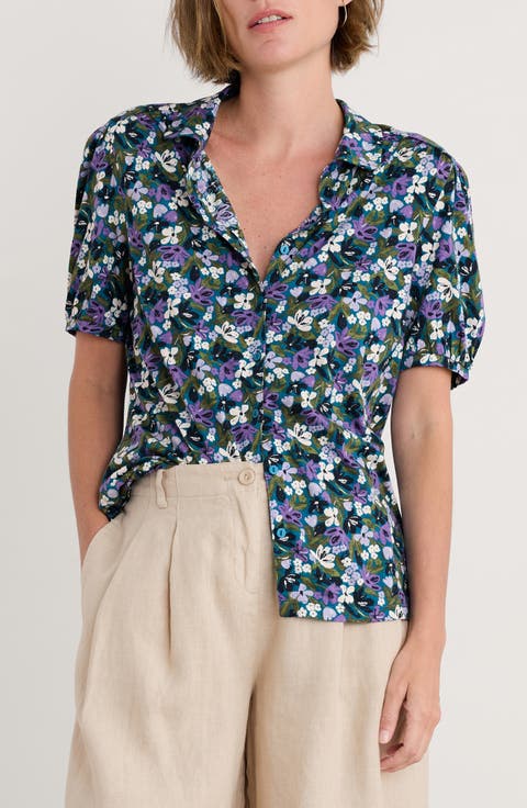 Embrace Floral Button-Up Shirt