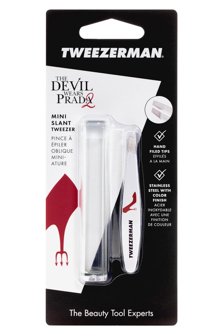x The Devil Wears Prada 2 Mini Slant Tweezer, Alternate, color, NO COLOR