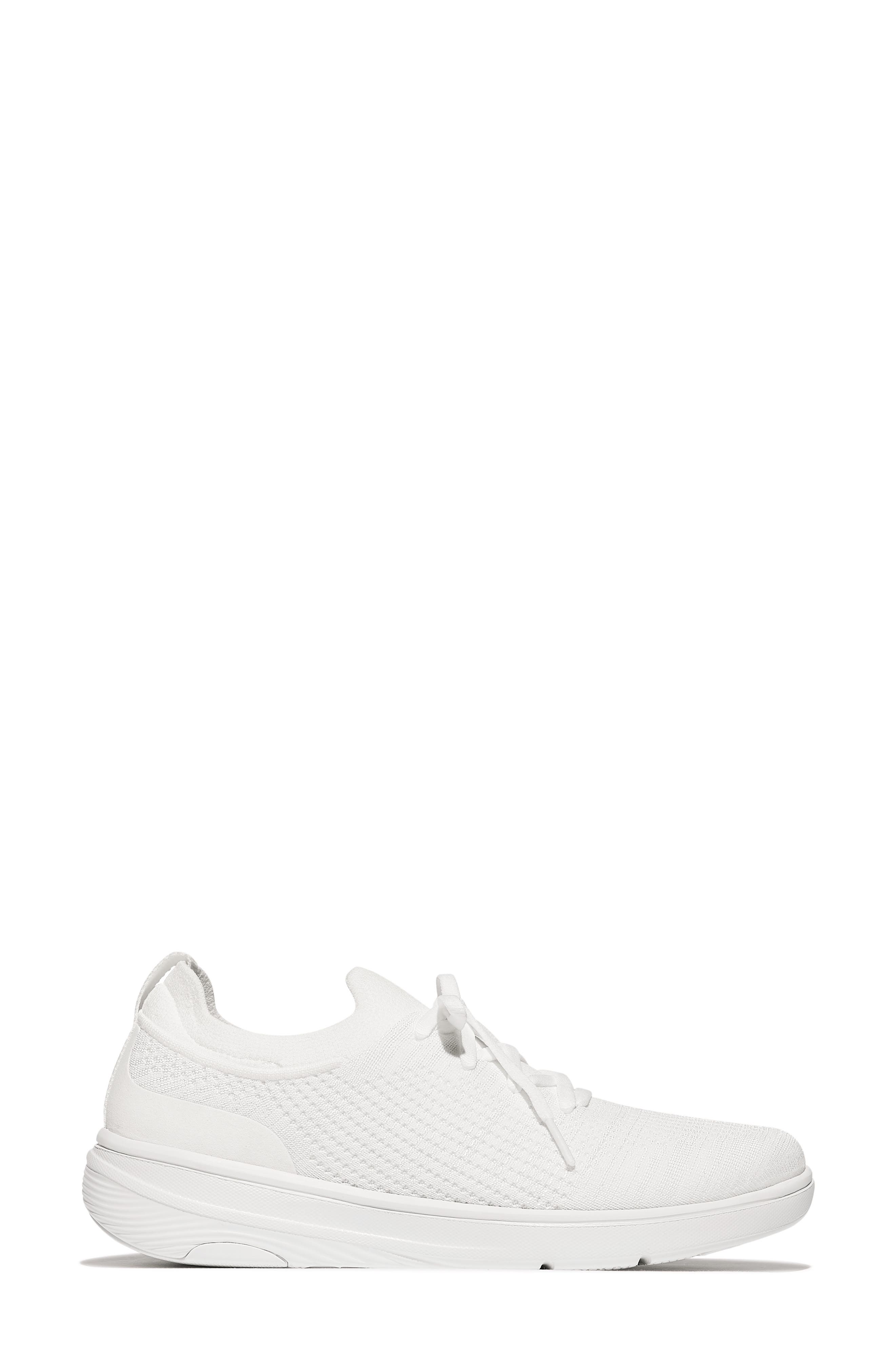 FitFlop SUPER-Q Knit Sneaker, Alternate, color, Urban White