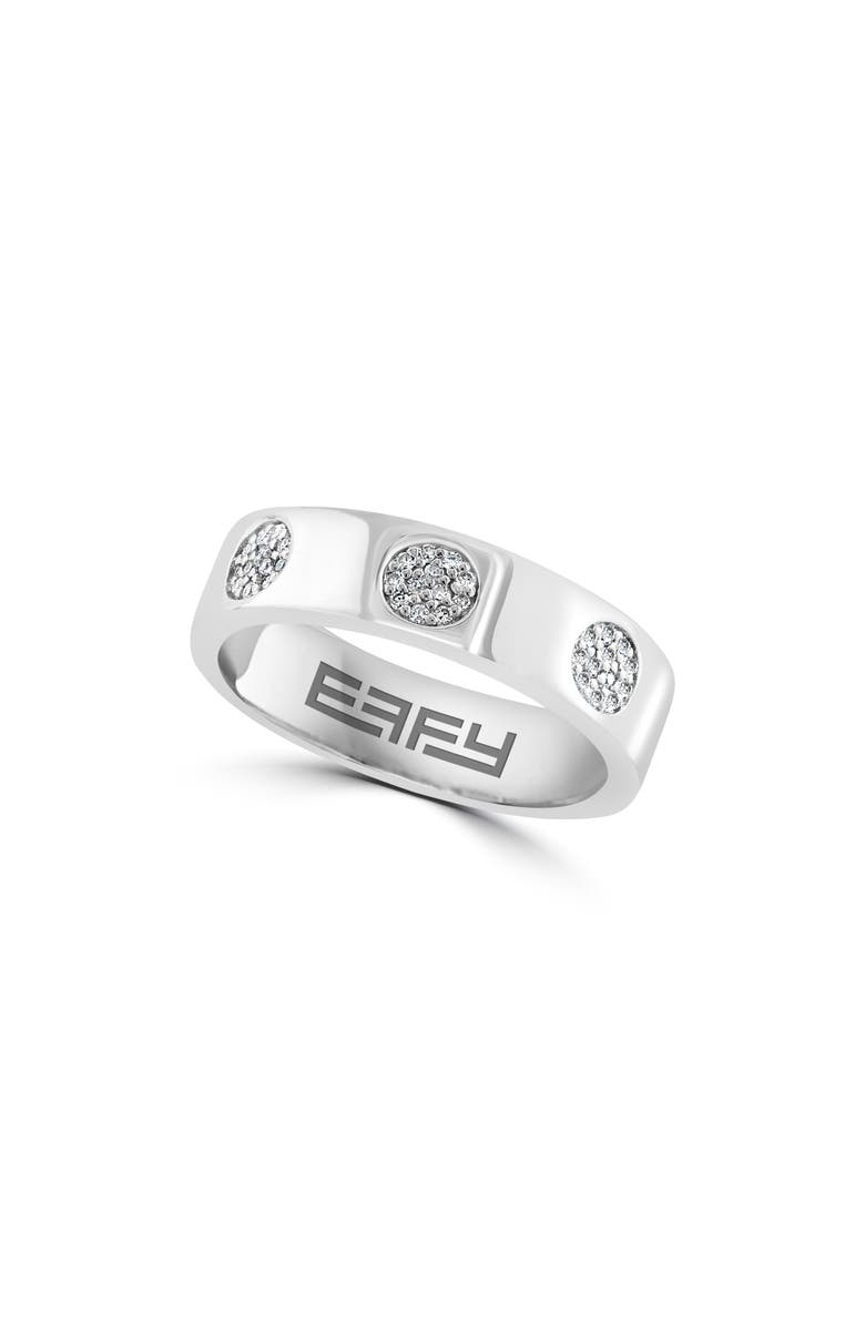 EFFY Sterling Silver Diamond Band Ring - 0.1ct., Main, color,