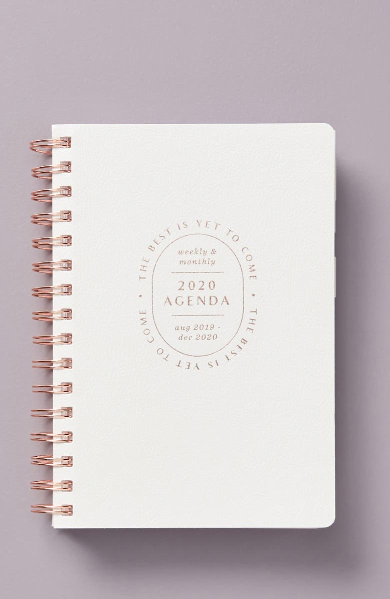 Anthropologie Home Anthropologie Best to Come 17-Month Spiral Planner, Main, color, 