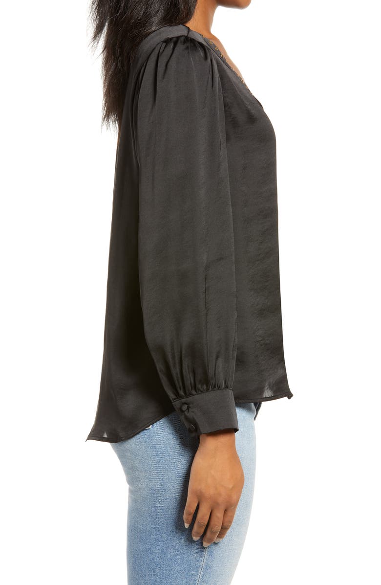 Vince Camuto Studded Blouse, Alternate, color, 