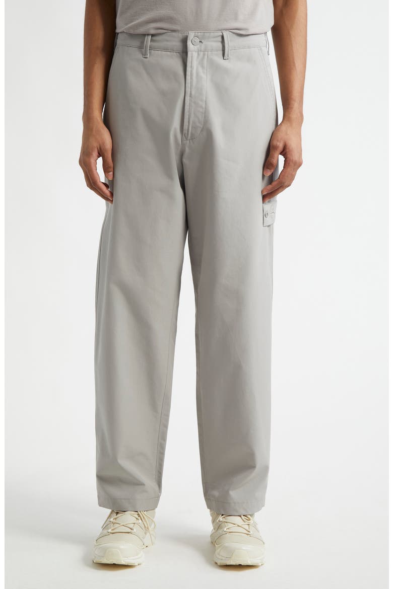 Compass Logo Patch Cotton Trousers (Men) | Nordstrom