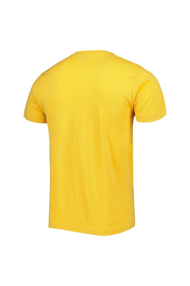 Men's Homage Aaron Rodgers & Aaron Jones Heather Gold Green Bay Packers NFL Jam Tri-Blend T-Shirt, Alternate, color, Heather Gold