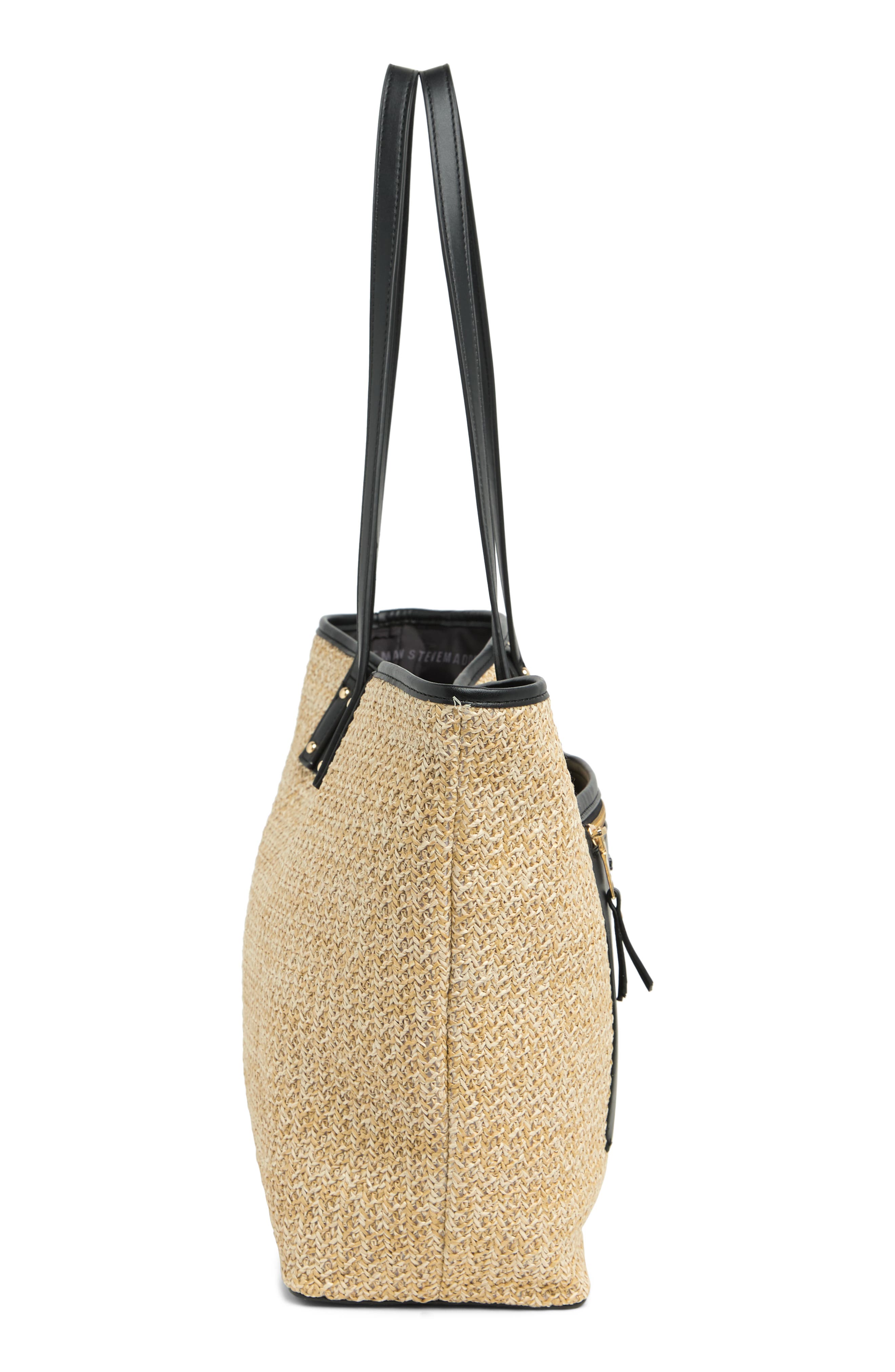 Steve Madden Brosey Tote Bag & Pouch, Alternate, color, 