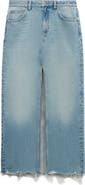 MANGO Denim Maxi Skirt
