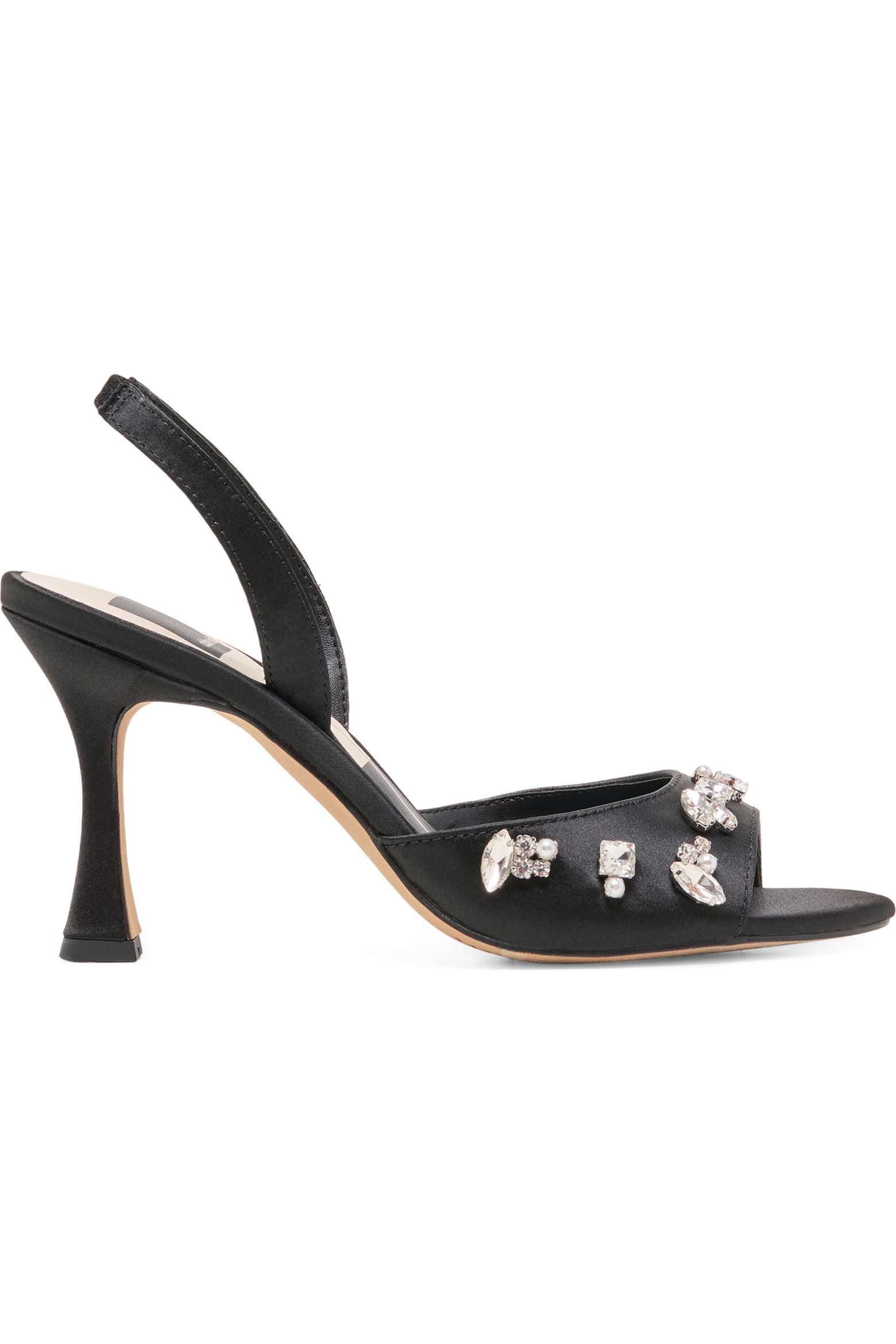 Ab Rhinestone Trim Dolce Vita Raily Rhinestone Slingback Sandal (Women) | Nordstrom