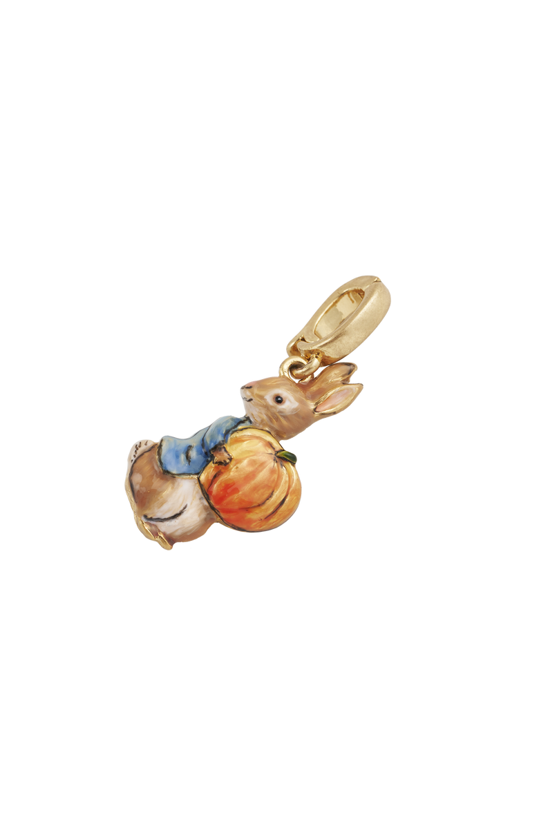 Fable England x Peter Rabbit Pumpkin Charm, Alternate, color, Gold