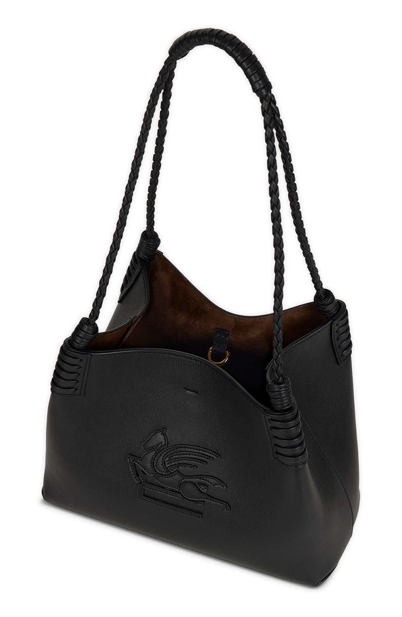 Etro Medium Libra Tote Bag, Alternate, color, Black