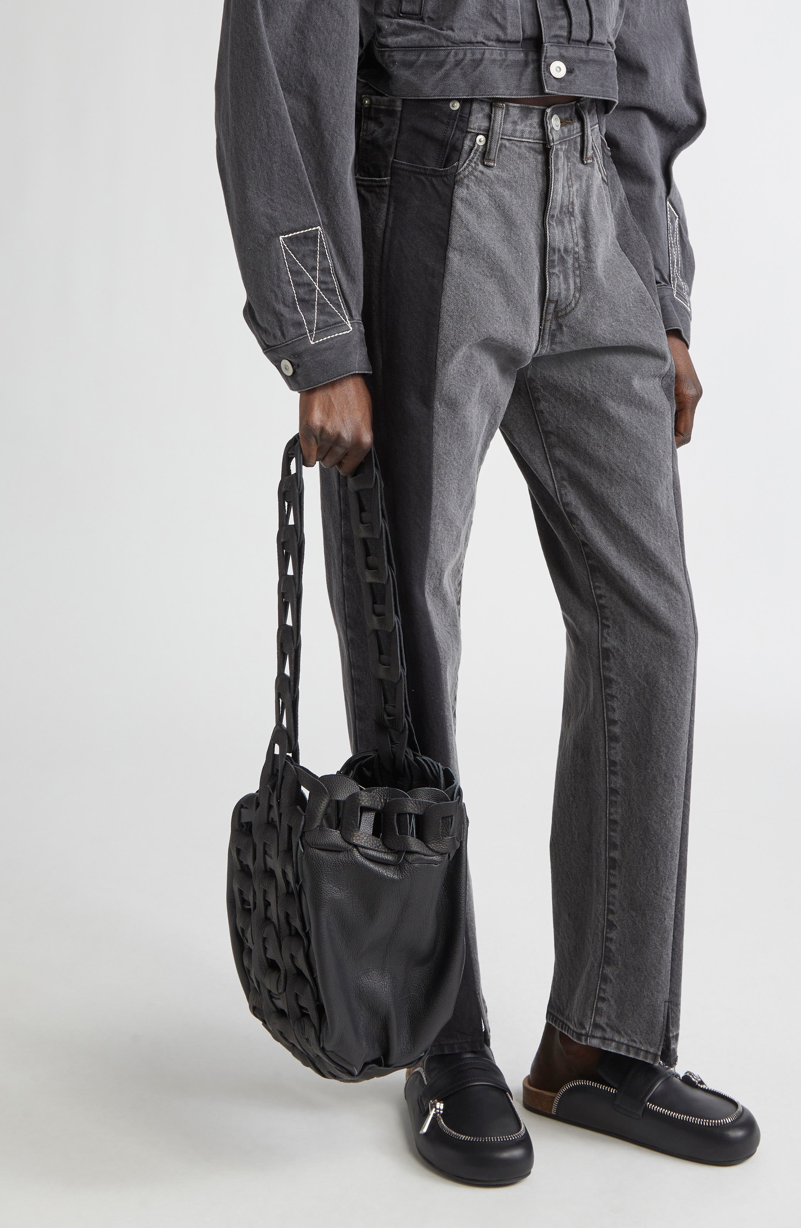 SC103 Links Leather Tote, Alternate, color, Sid