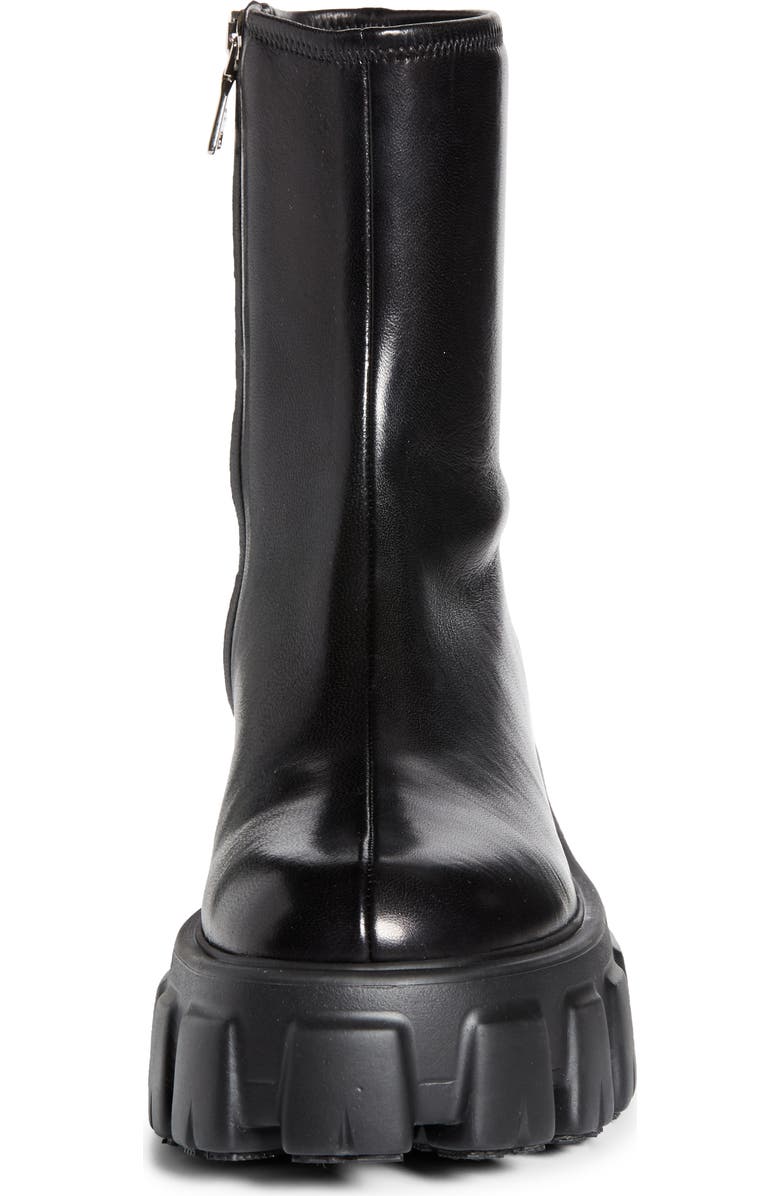 Prada Monolith Lug Sole Bootie, Alternate, color, Nero