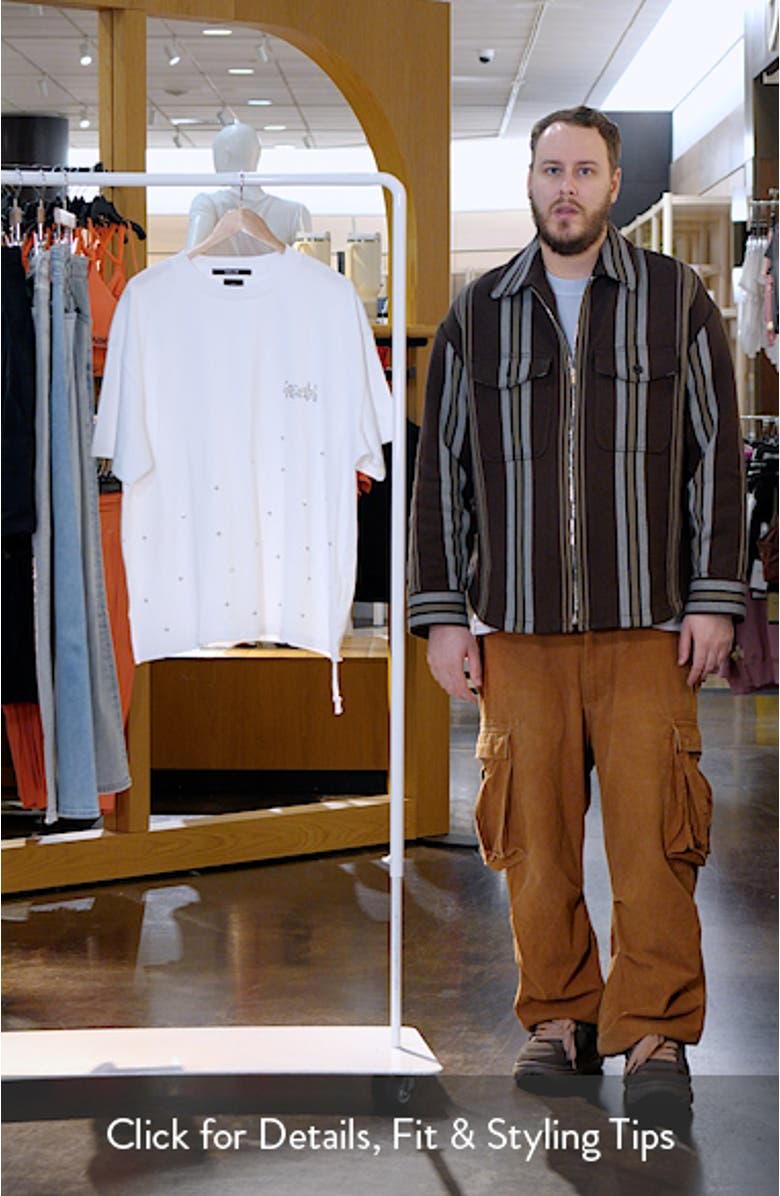 Kplus Ekcess Oversize Embellished Cotton T-Shirt, sales video thumbnail