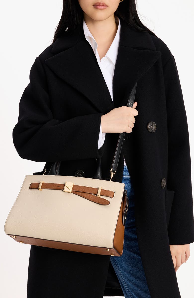 Kate Spade New York deco colorblock leather handbag, Alternate, color,