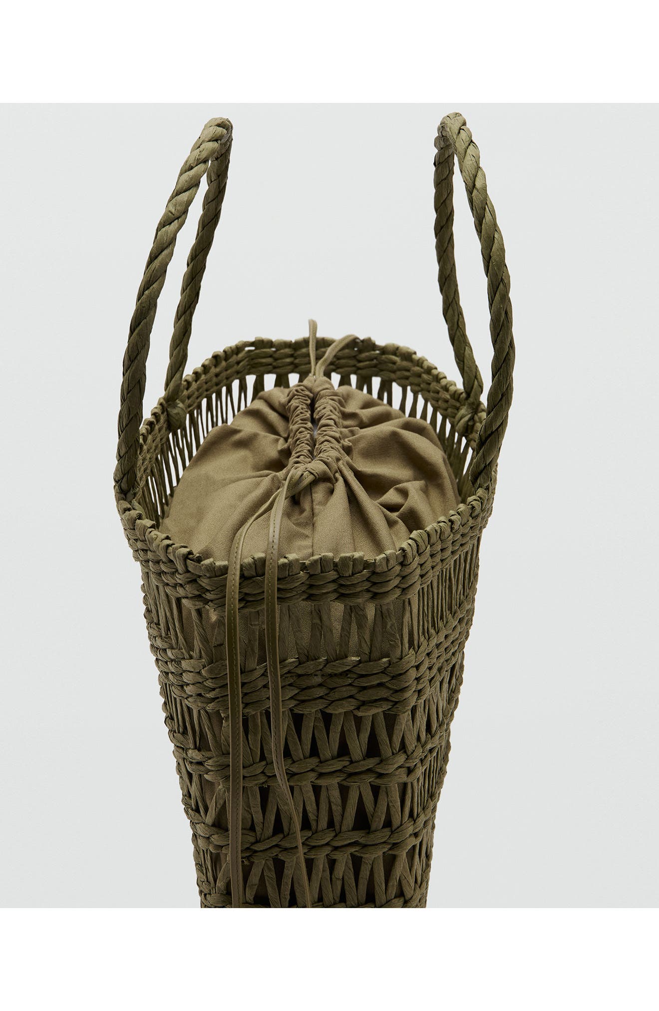 MANGO Natural Fiber Tote, Alternate, color, 