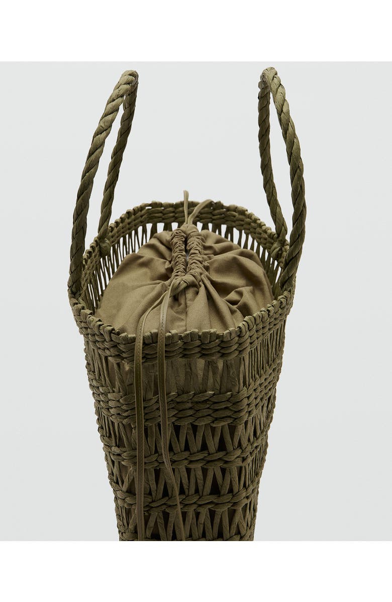 MANGO Natural Fiber Tote, Alternate, color,