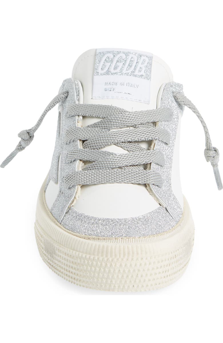 Golden Goose Kids' May Glitter Low Top Sneaker, Alternate, color,