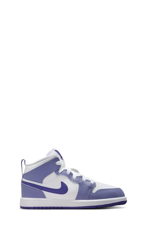 Nike Kids' Air Jordan 1 Mid Sneaker In Purple