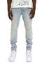 P001 Skinny Fade Distressed Jeans