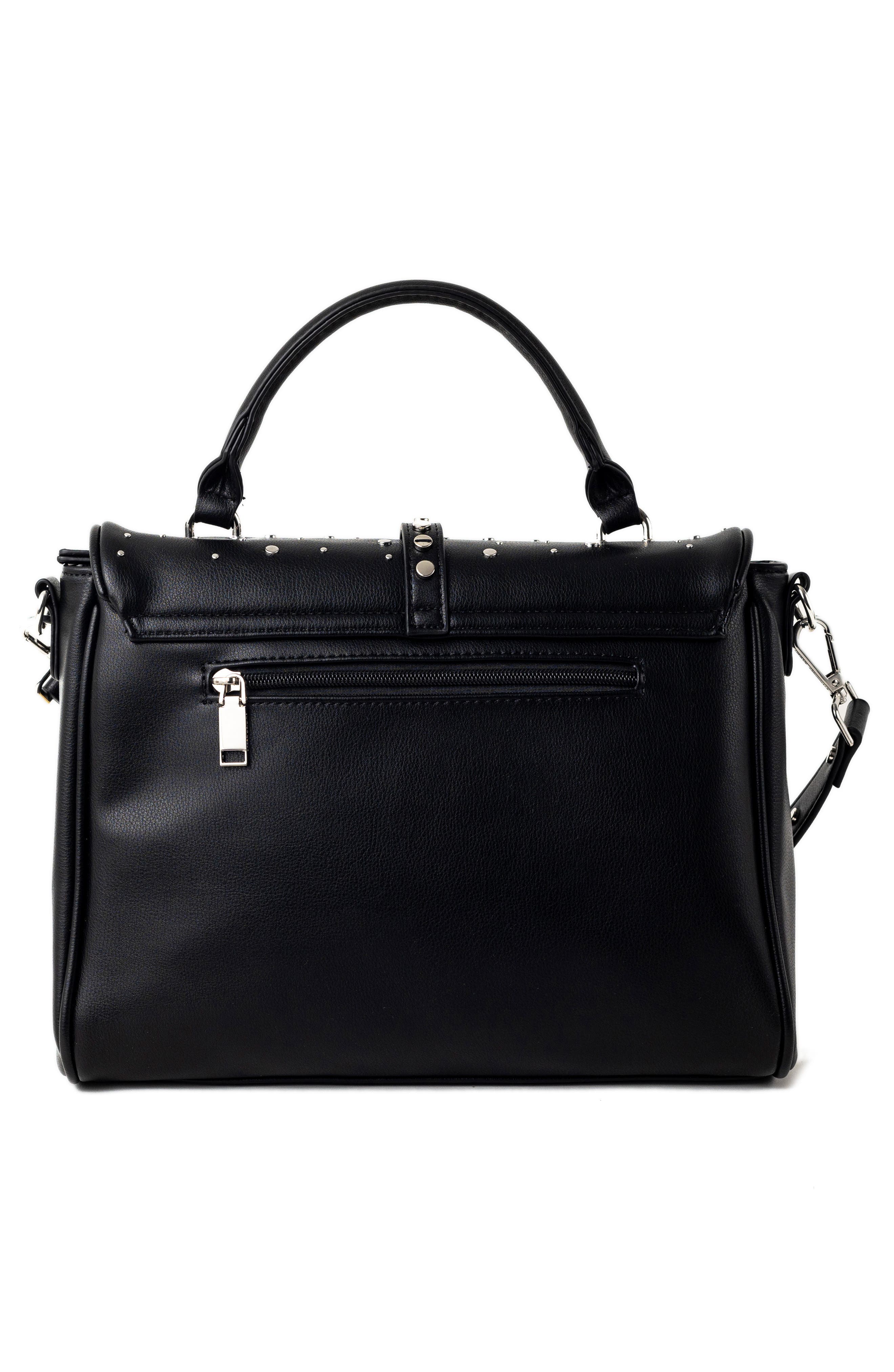 Urban Originals Orb Stud Top Handle Satchel, Alternate, color, 