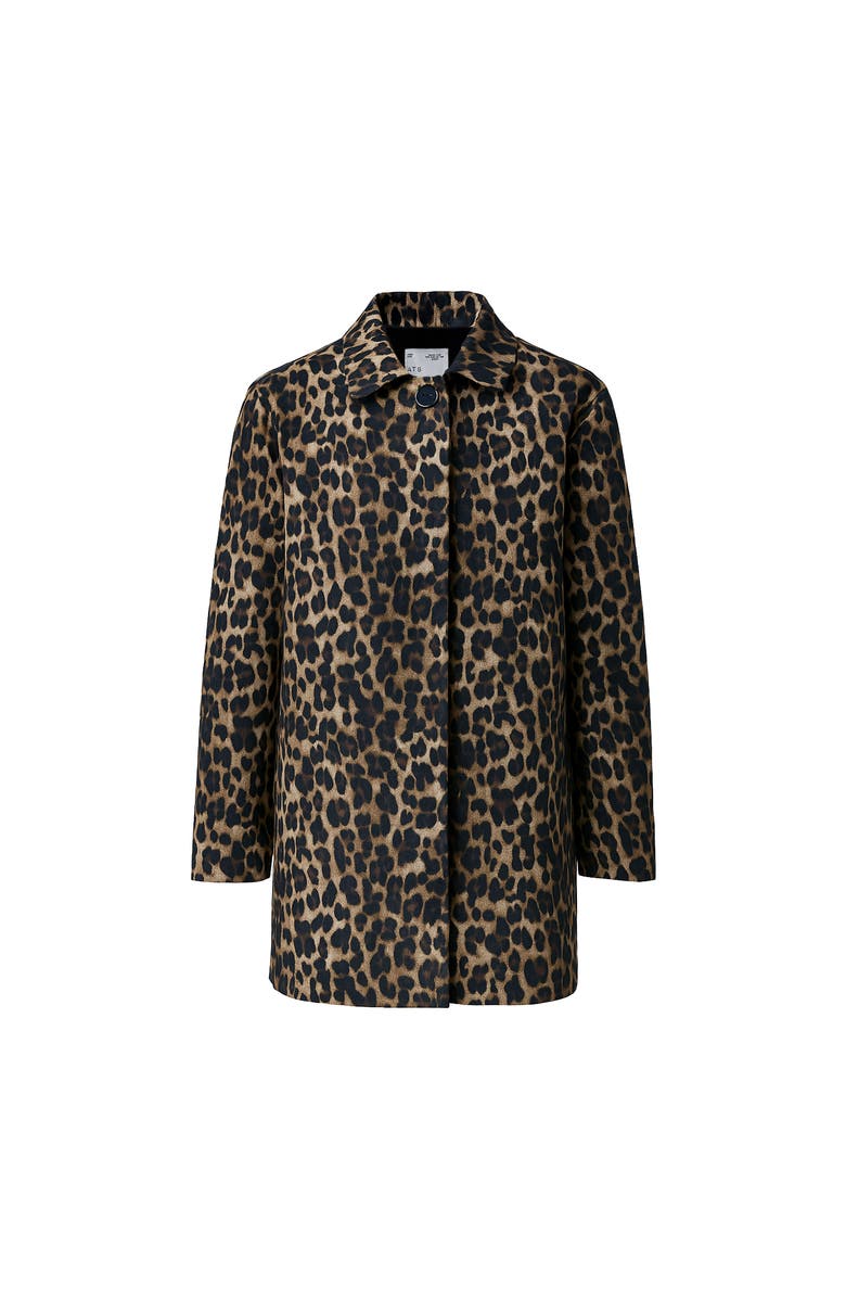 ATS Livia Leopard Outerwear, Main, color, Brown
