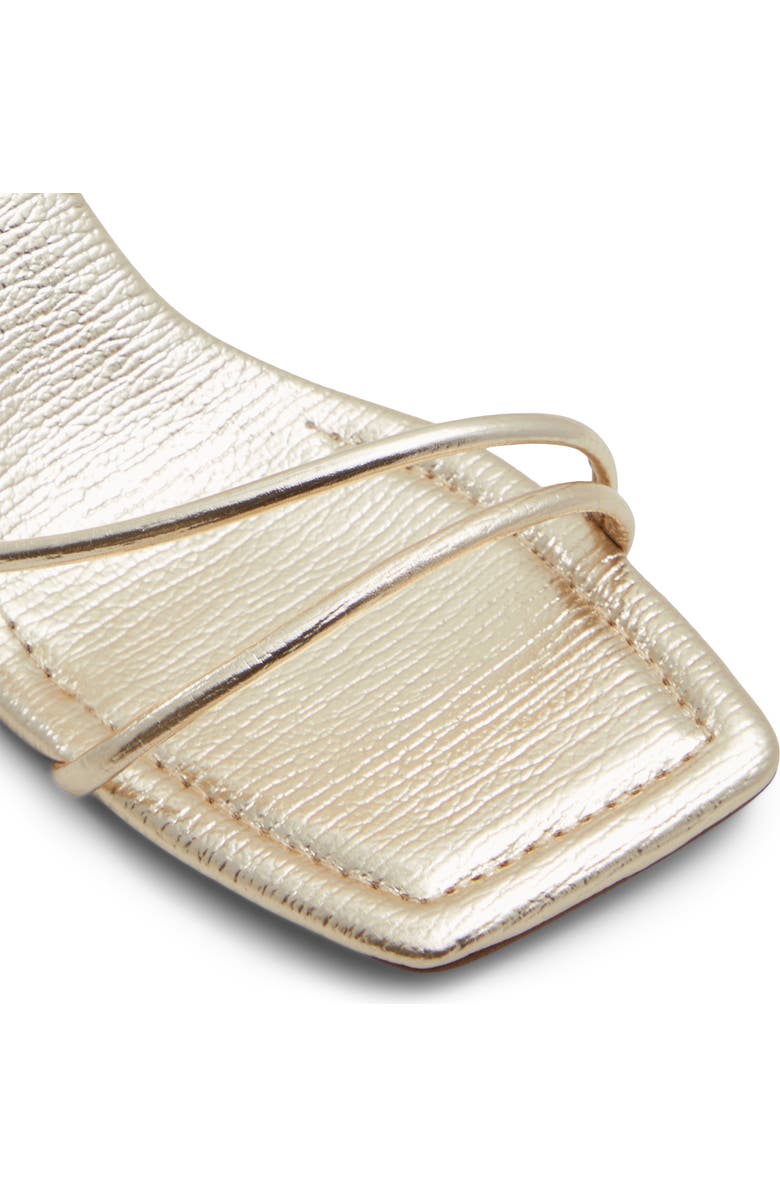 ALDO Harmonni Ankle Strap Sandal, Alternate, color, Gold