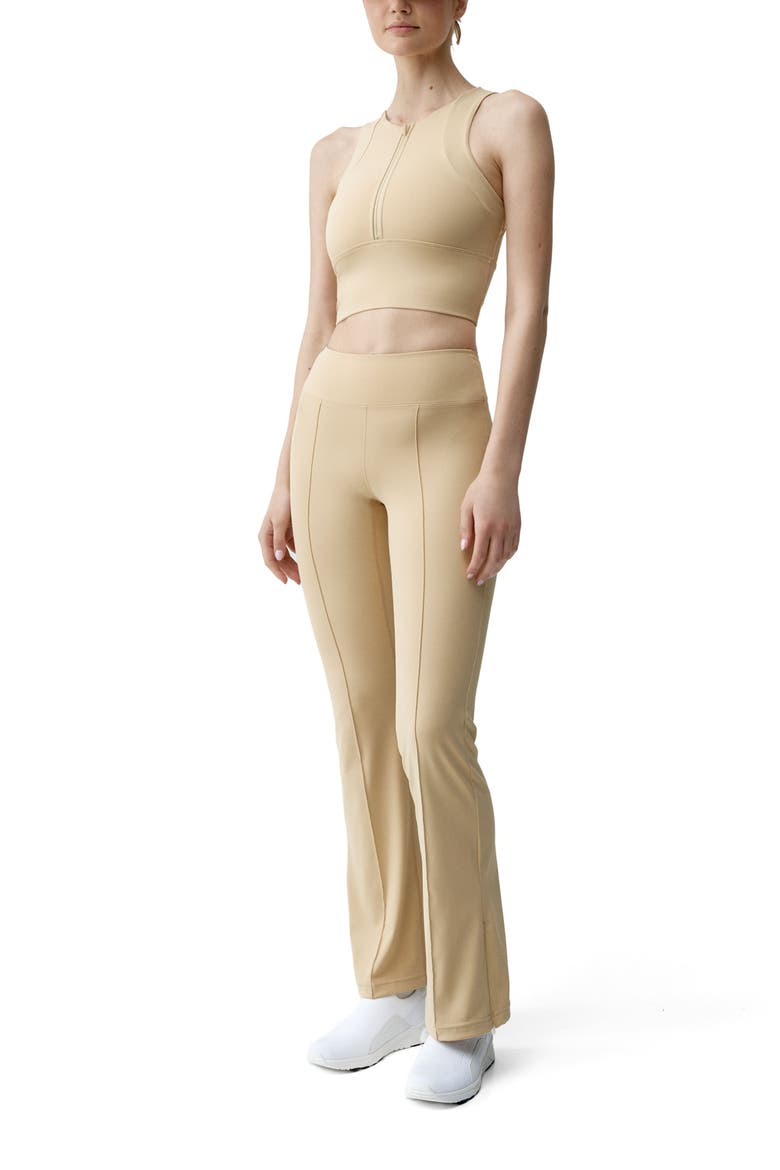 Marina Performance Full-Length Sports Legging, Alternate, color, Straw