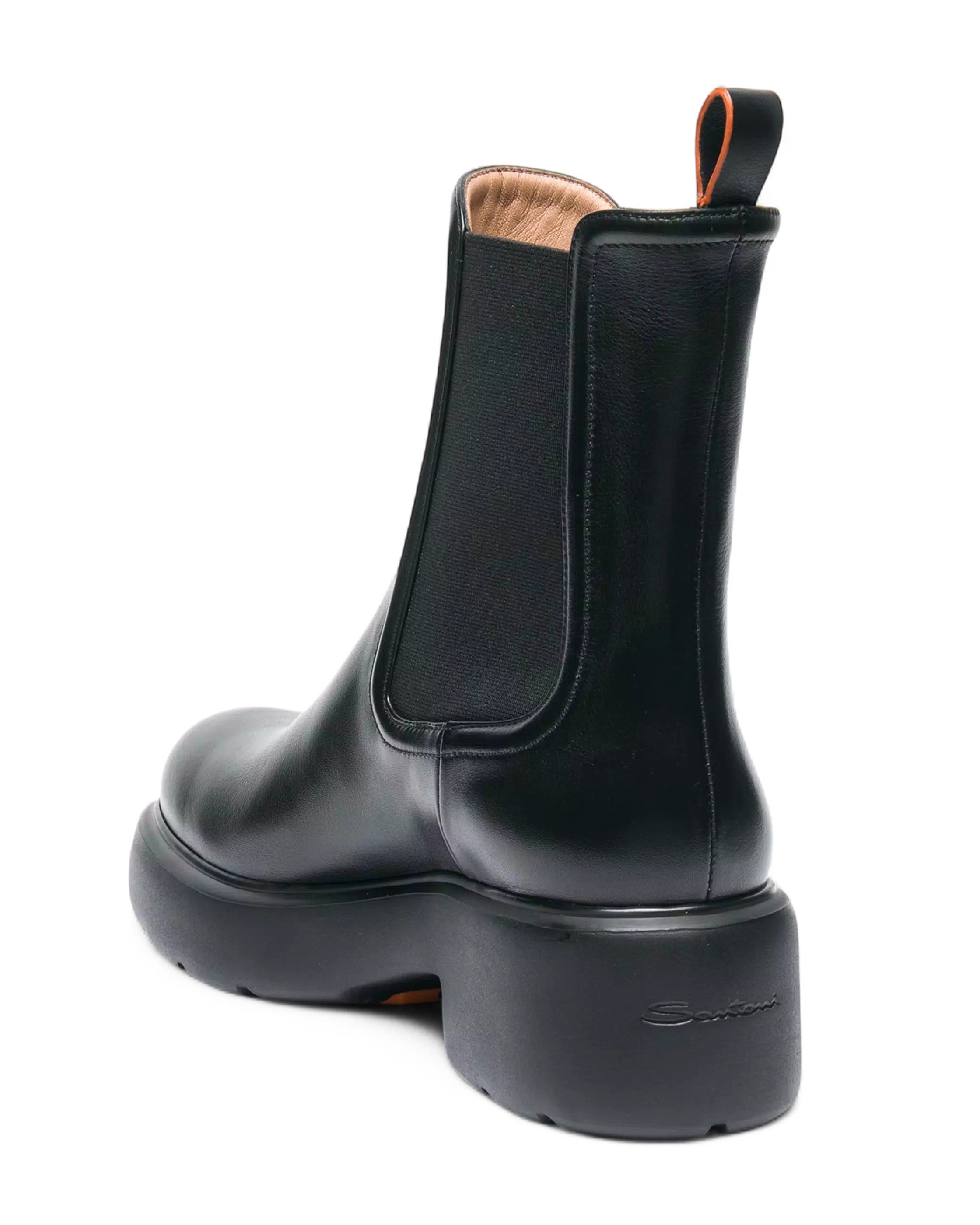 Leather Easy Ankle Boot, Alternate, color, Black