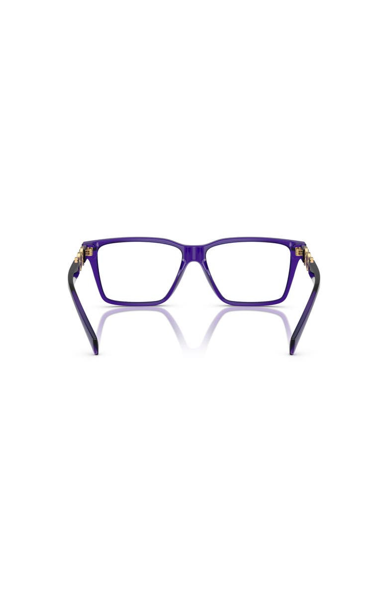 Versace 56mm Rectangle optical glasses, Alternate, color, Violet