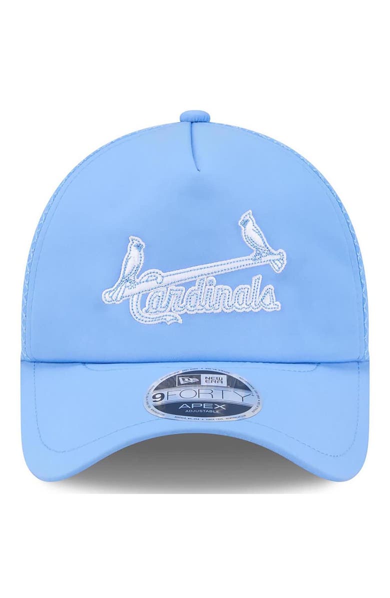 New Era Men's New Era Light Blue St. Louis Cardinals 2026 Batting Practice Alternate Apex 9FORTY Adjustable Hat, Alternate, color, Light Blue