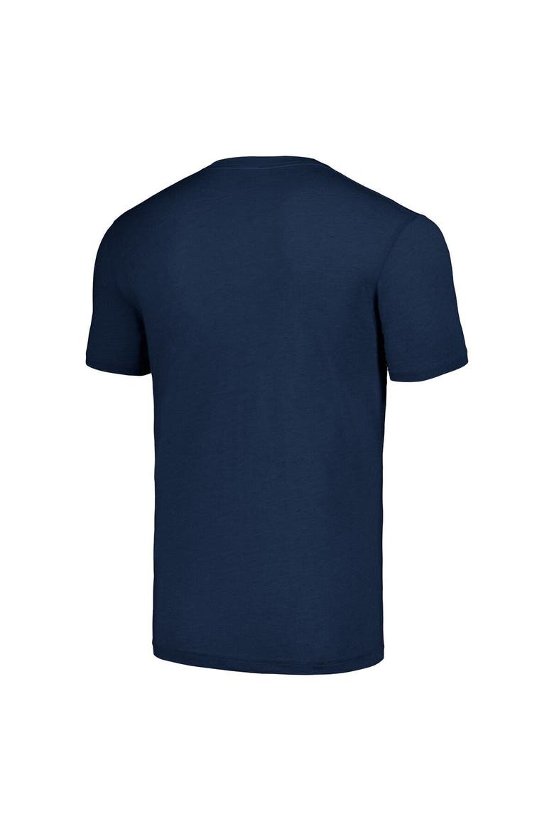 Unisex Homage  Navy Tennessee Titans The NFL ASL Collection by Love Sign Tri-Blend T-Shirt, Alternate, color, Navy